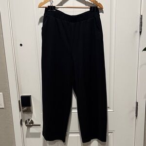 LOFT Black Textured Pants